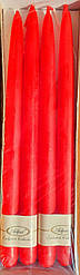 Свічка червона h-29 см (у коробці 8 шт.)