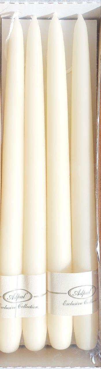 Свічка молочна h-29 см (у коробці 8 шт.), фото 1