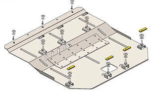 Захист двигуна Mini Cooper f54 (2015-2024) Кольчуга
