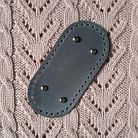 Денце для в'язаних сумок. Джинс (Бірюза)