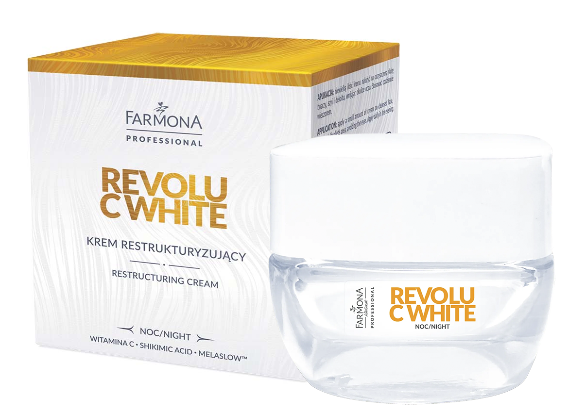 Нічний відновлюючий крем для обличчя Farmona Revolu C White Restructuring Cream