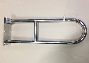 Поручень інвалідний для унітазу відкидний, Ø 32мм - 700мм, модель PU-01, фото 3