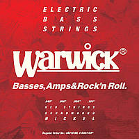 Струни для бас-гітар WARWICK 46210 RED Nickel Plated Medium Light 4-String (40-100)