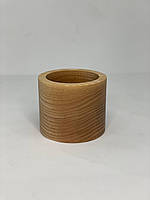 Круглая деревянная форма "Ash" для изготовления свечей. Диаметр 6см.