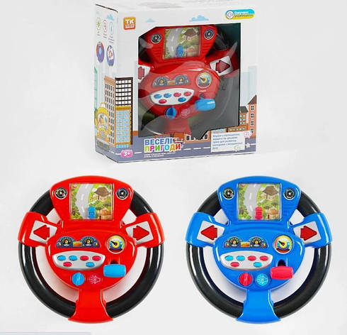 Дитяче музичне кермо з українською озвучкою, фото 1