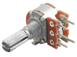 Потенціометр R16100NS-B20K L=20mm