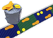 Масажний Килимок "Гофр. Рiзнобарвнi слiди"