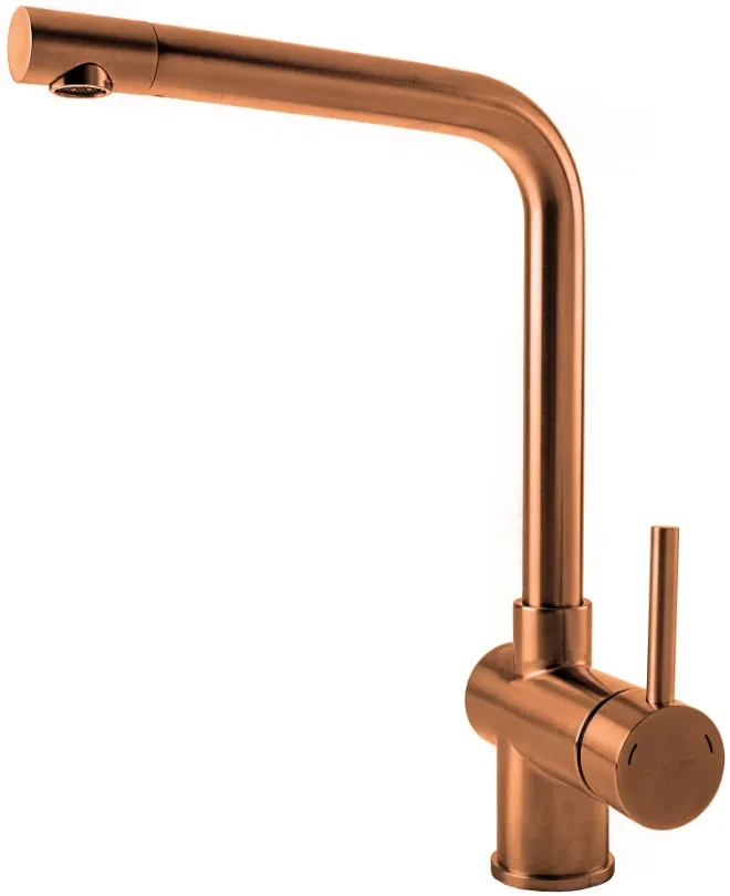 Мідний кухонний змішувач Fabiano FKM 45 SS Nano Copper, кран для мийки на кухню, PVD-покриття (8232.401.1140)