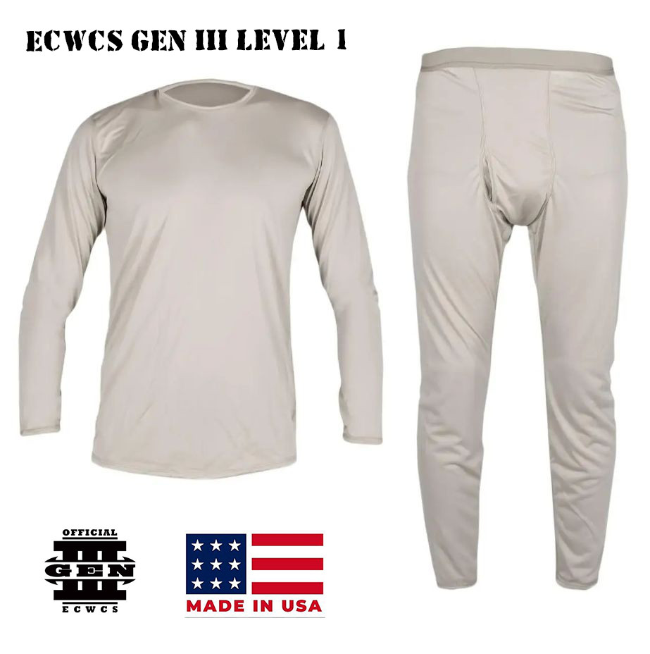 Комплект термобілизни арміїї США ECWCS Gen III Level 1 (XS_Long), фото 1