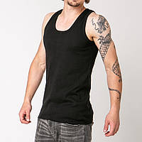 Майка чоловіча чорна бавовняна Розмір S М L XL XXL 3XL