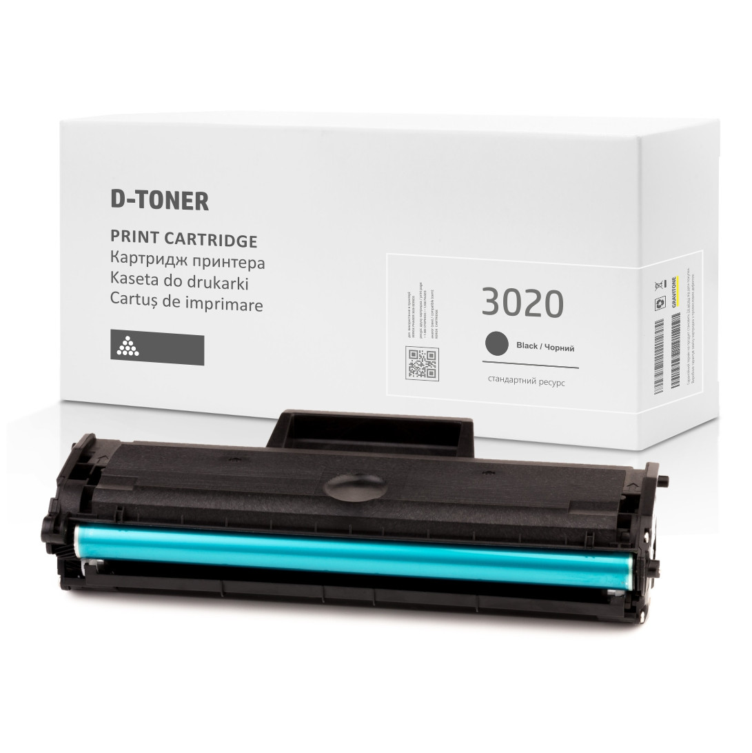 Сумісний картридж Xerox Phaser 3020 (3020bi) (1.500 стор.) аналог від Gravitone™, фото 1