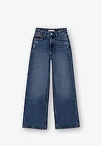 Джинси прямі Wide Leg для дівчинки Tiffosi сині 122-128 см, фото 5