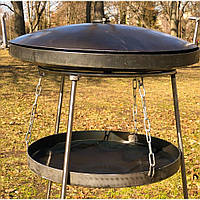 Сковорода з диска САДЖ з цільними ніжками 50 см