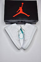 Nike Air Jordan 1 Hihg Triple White Size 44 45