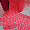 Бахрома танцювальна 19 см неон рожевий, фото 3