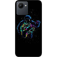 Чехол силиконовый Case для Realme C30s с картинкой В космосе