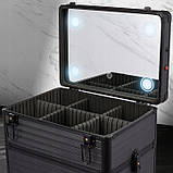 Професійна валіза для косметики V32 з підсвіткою, фото 2
