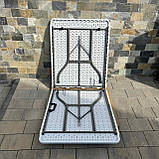 Стіл садовий розкладний HTL183 183см, фото 4