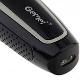 Машинка для стриження волосся й бороди тример Gemei GM 6067, фото 4