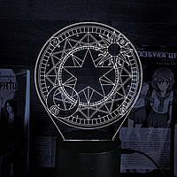 Акриловый 3D светильник-ночник Сакура ловец карт Cardcaptor Sakura белый