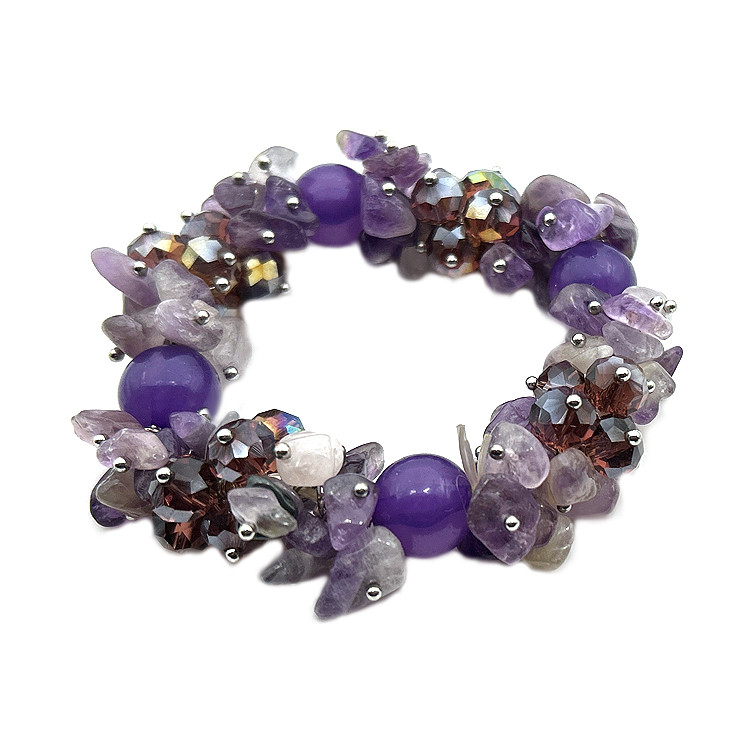 Ошатний аметистовий браслет, фото 1