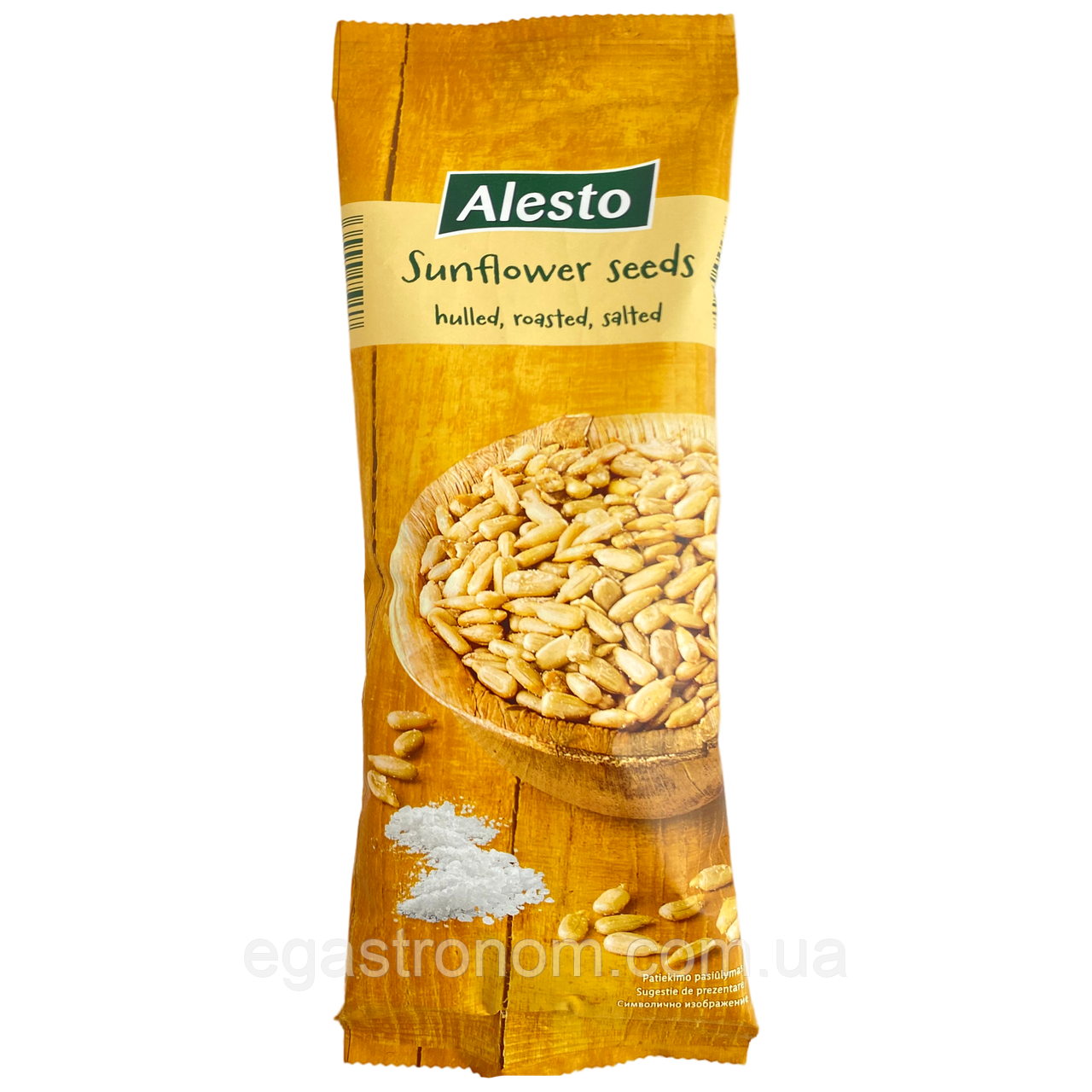 Насіння соняшника з сіллю Алесто Alesto salted 100g 33шт/ящ (Код: 00-00015194)