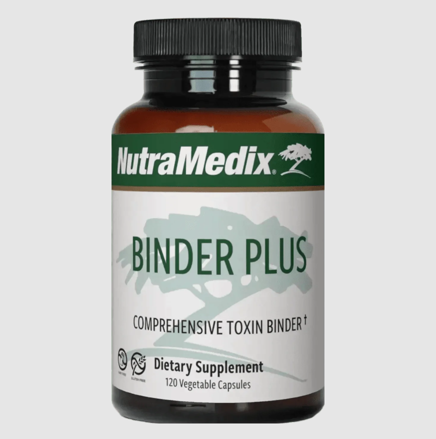 NutraMedix Binder Plus / Сорбент для підтримки детоксикації та виведення токсинів 120 капсул