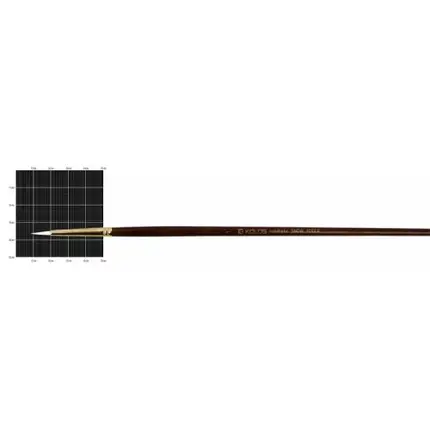 Пензель Kolos Snow синтетика кругла 1098R № 1, фото 3