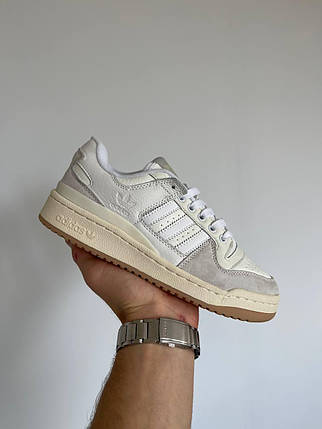 Жіночі Кросівки Adidas Forum 84 Low ADV Shoes Beige / Адідас Форум 84 АДВ Шуз Низькі Бежеві, фото 1