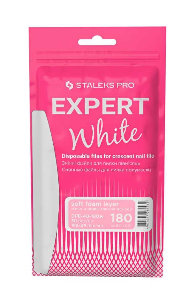 Змінні файли Staleks Expert 40 пилки півмісяць 180 гритів 30 шт*