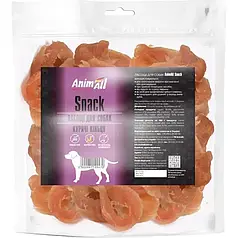 Ласощі для собак AnimAll Snack курячі кільця 150 г
