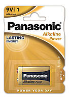 Panasonic Батарейка ALKALINE POWER щелочная 6LF22(6LR61, MN1604, MX1604, Крона) блистер, 1 шт. Baumar -