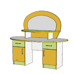 Дитяча ігрова стінка ST-710 Трюмо 1300*600*1180h
