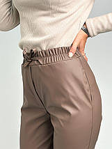 Теплі штани з екошкіри на хутрі "Richy"| Норма, фото 2