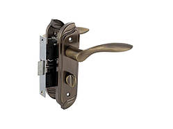 Комплект ручок з клямкою бронза 15-182-003 BK-50мм AB ТМ FZB