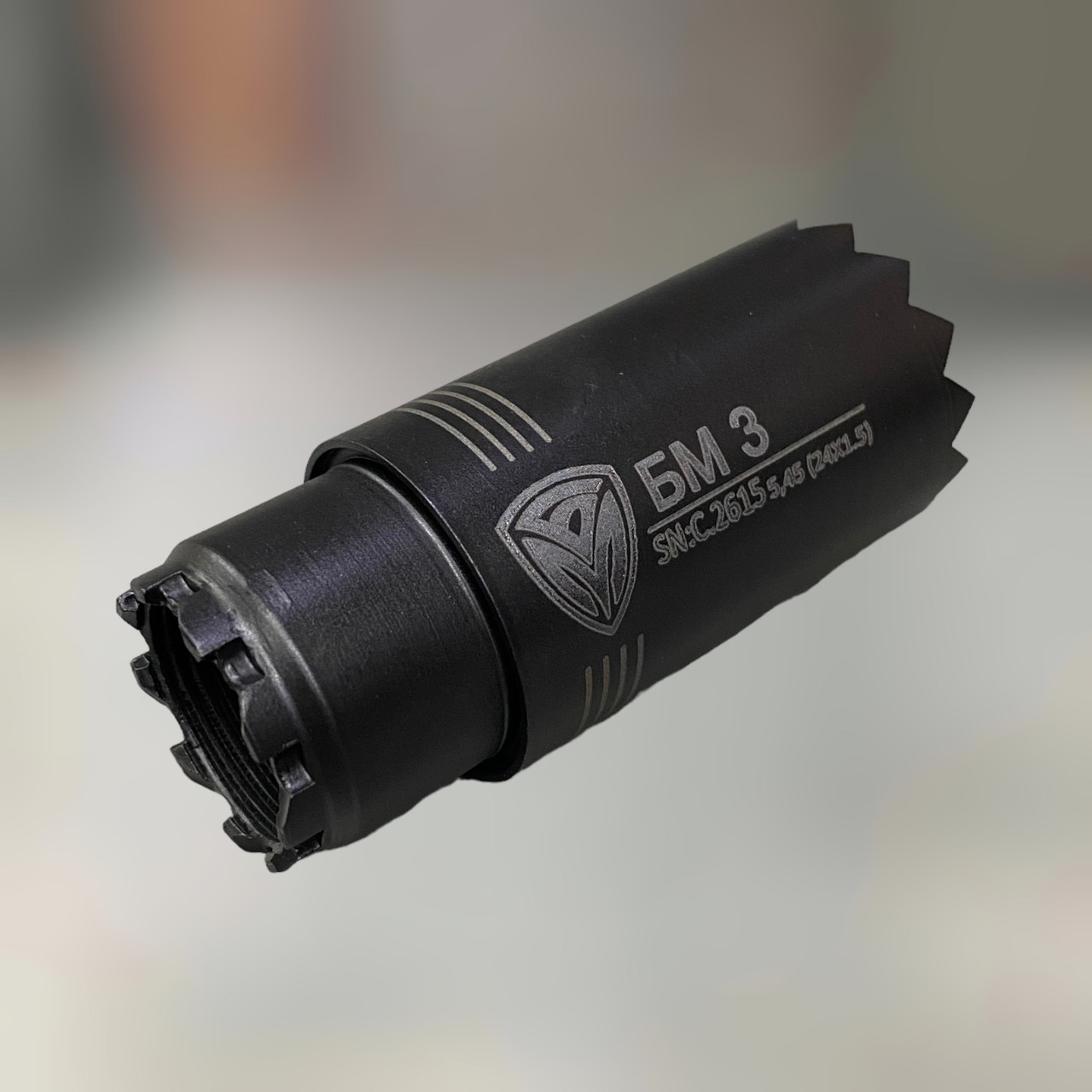 Полум'ягасник БМ3 5.45, різьба – м24×1.5, 160 г, полум'ягасник АК-74