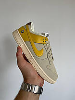 Жіночі Кросівки Nike SB Dunk Low LX Banana Beige Yellow / Найк СБ Данк ЛХ Банана Низькі Бежеві з Жовтим, фото 5