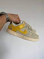 Жіночі Кросівки Nike SB Dunk Low LX Banana Beige Yellow / Найк СБ Данк ЛХ Банана Низькі Бежеві з Жовтим, фото 4