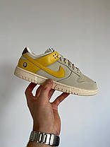 Жіночі Кросівки Nike SB Dunk Low LX Banana Beige Yellow / Найк СБ Данк ЛХ Банана Низькі Бежеві з Жовтим, фото 3