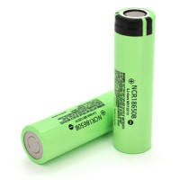 Аккумулятор 18650 Li-Ion NCR18650B TipTop, 3400mAh, 6.8A, 4.2\/3.6\/2.5V, green, OEM Panasonic (NCR18650B)