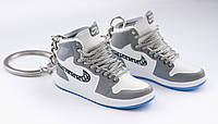 Мини обувь, фингер шузы, брелок Nike AIR Jordan Grey Wht