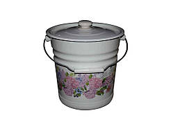 Відро ем. з піддоном та кр. 12,0л/2 Анабель (I1324/2) ТМ IDILIA Solmir