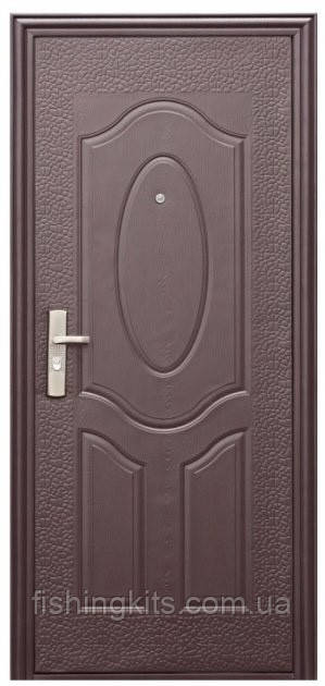 Вуличні вхідні двері для приватного будинку з металу