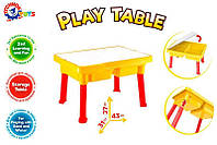 Детский столик с ящиком для хранения Technok Toys 8126 желтый