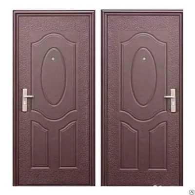 Металеві двері із захистом для дачі
