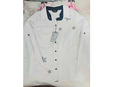 Рубашка на дівч. біла арт.MSher1002-110720ft р.14 років ТМ FUNTIK