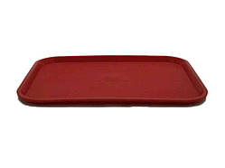 Піднос пластиковий прямокутний 445х350мм червоний ТМ Магія Пласт