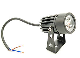 Світлодіодний LED діодний лінзовий прожектор 9Вт 12В герметичний IP67