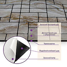 Самоклеюча PET мозаїка 300х300х4мм SW-00001656, фото 5