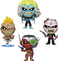 Набор фигурок Funko Pop 4PK Glow in the Dark Box Set Exclusive Iron Maiden Айрон Мейден 10 см 4PK E IM